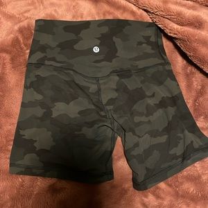 Camo Lululemon shorts